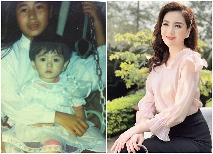 MC Mai Ngọc cũng lưu giữ vài tấm ảnh dễ thương, bụ bẫm lúc nhỏ. Hiện tại, Mai Ngọc được khán giả nhận xét là một trong những BTV xinh và dáng đẹp nhất nhì VTV.