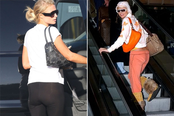 Paris Hilton cũng bị ví vòng 3 đét như cá mắm nhưng cô nàng thừa kế giàu có chẳng quan tâm, thậm chí đôi khi cô còn ăn mặc rất lôi thôi để lộ ra nhược điểm.