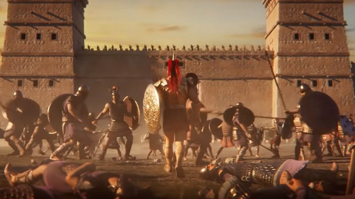 Do si mê nàng Helen nên hoàng tử Paris quyết định bắt cóc mỹ nhân đưa về thành Troy. Được thần tình yêu Eros giúp đỡ nên vị hoàng tử này khiến Helen rơi vào "lưới tình", tự nguyện bỏ trốn khỏi theo Sparta để về Troy sinh sống.