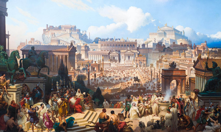 Vào thời kỳ hoàng kim, Rome trở thành một đô thị sầm uất của đế chế La Mã. Hơn 1 triệu người dân La Mã sống tại nơi đây. Nhờ vậy, nhịp sống ở Rome vô cùng nhộn nhịp và sầm uất.