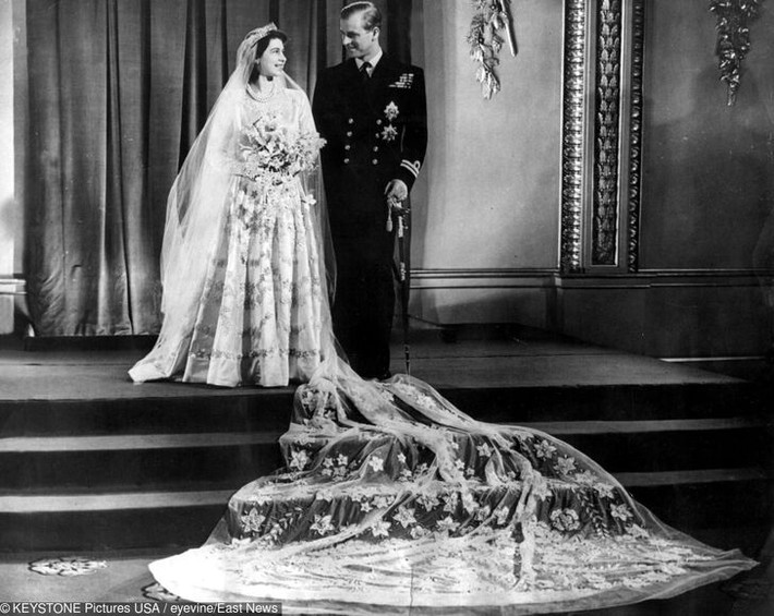 Hôn lễ thế kỷ của công chúa Anh Elizabeth và Hoàng thân Philip được tổ chức long trọng vào năm 1947.