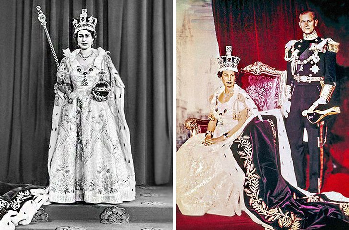 Vào năm 1953, công chúa Elizabeth đăng quang trở thành Nữ hoàng Anh.