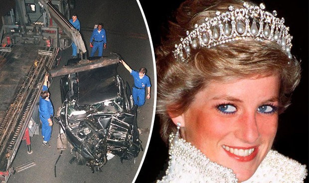 Trên đường đi, xe của Công nương Diana bị một paparazzi bám đuôi. Trong lúc chạy trốn tay săn ảnh, chiếc Mercedes đâm vào một cột bê tông trong đường hầm Pont de l'Alma khi đang ở vận tốc hơn 100 km/h. Hậu quả là Công nương Diana, bạn trai Fayed và người tài xế Henri Paul thiệt mạng. Chỉ có người vệ sĩ Rees-Jones là sống sót nhưng bị thương khá nặng.