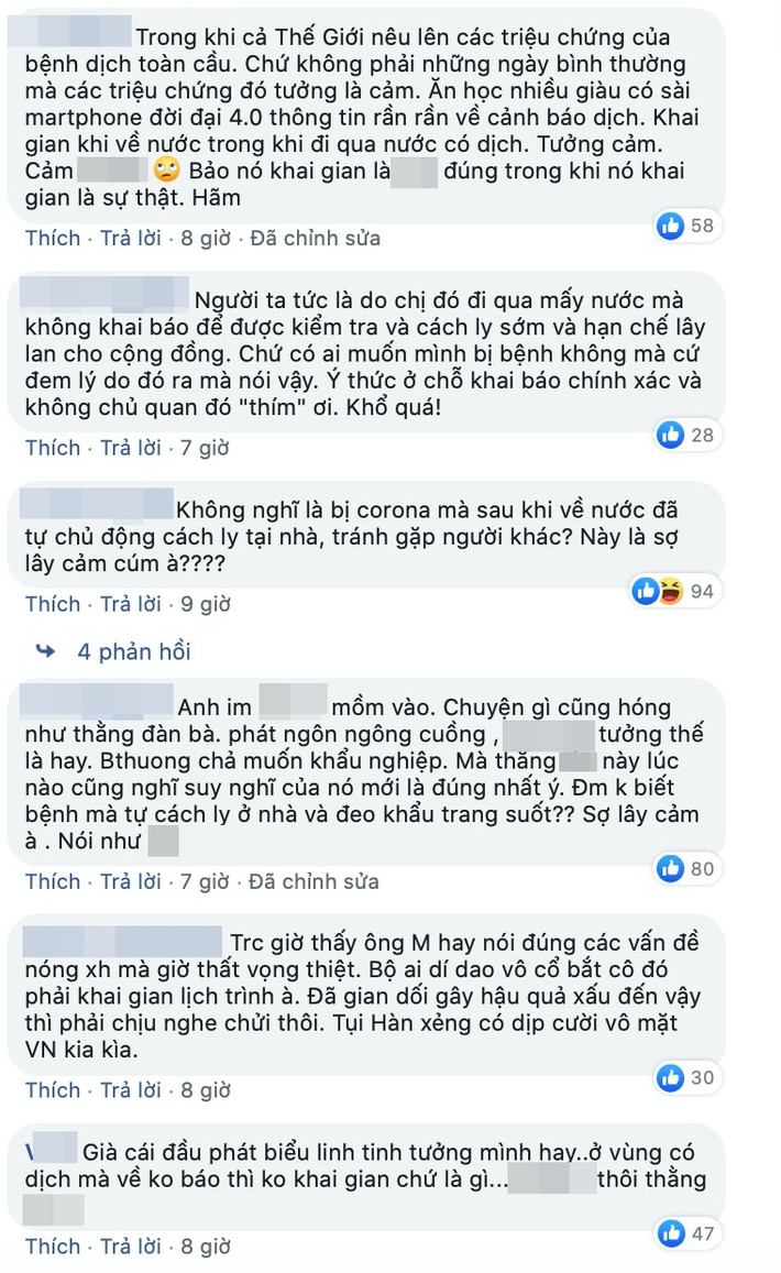 Hàng loạt ý kiến phản bác lại ca sĩ Duy Mạnh. Nhiều người còn tỏ ra thất vọng trước phát ngôn của nam ca sĩ.