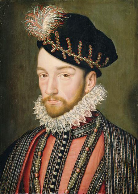 Sinh năm 1550, ông hoàng nước Pháp Charles IX trị vì đất nước trong thời gian từ năm 1560 - 1574.
