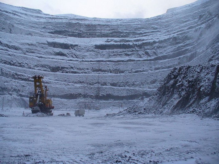 Hiện nay, Nga bắt đâu đưa vào khai thác mỏ kim cương Popigai. (Ảnh: Mining-technology)