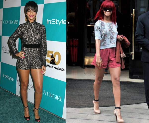 Năm 2007, Rihanna ký hợp đồng với Gillette để quảng báo lưỡi dao cạo râu Venus Breeze Legs of Goddess và Gillette phải đóng bảo hiểm trị giá 1 triệu USD cho đôi chân của nữ ca sĩ.