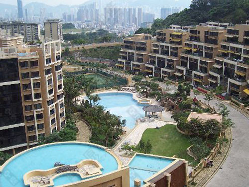 Cận cảnh khu căn hộ có giá hiện tại 25 triệu HKD của Xa Thi Mạn.