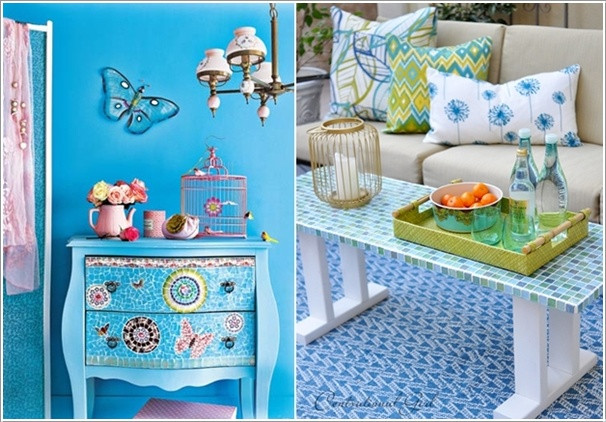 Những món đồ nội thất dát gốm sứ như tủ đựng đồ, bàn uống nước cũng là những lựa chọn lý tưởng cho bạn.
