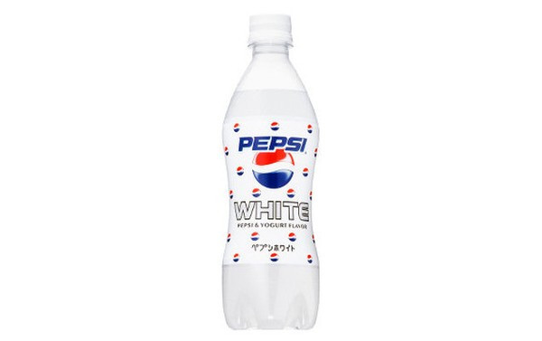Pepsi White vị sữa chua: Đây là một sản phẩm khá kì cục của Pepsi với màu trắng đục và hương vị là sự kết hợp giữa pepsi và sữa chưa. Pepsi White được bán ra trong một khoảng thời gian ngắn vào năm 2008 và sau đó được bán trở lại vào năm 2012.