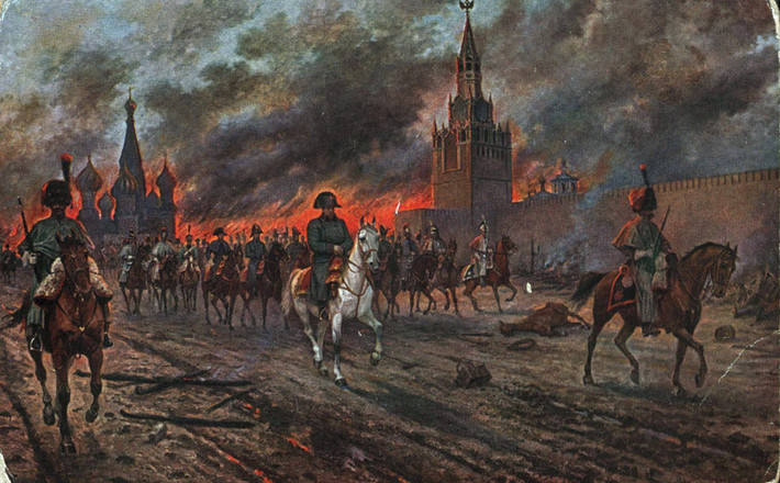 Tuy nhiên, chiến dịch quân sự tại Nga không diễn ra theo dự định của hoàng đế Napoleon. Dù ban đầu đội quân của ông liên tiếp giành được thắng lợi nhưng về sau rơi vào tình thế bất lợi.
