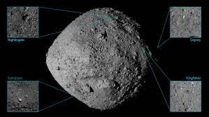 Bennu là tiểu hành tinh loại B, có nghĩa nó chứa lượng carbon cao và nhiều phân tử nguyên sơ có mặt khi sự sống xuất hiện trên Trái Đất.