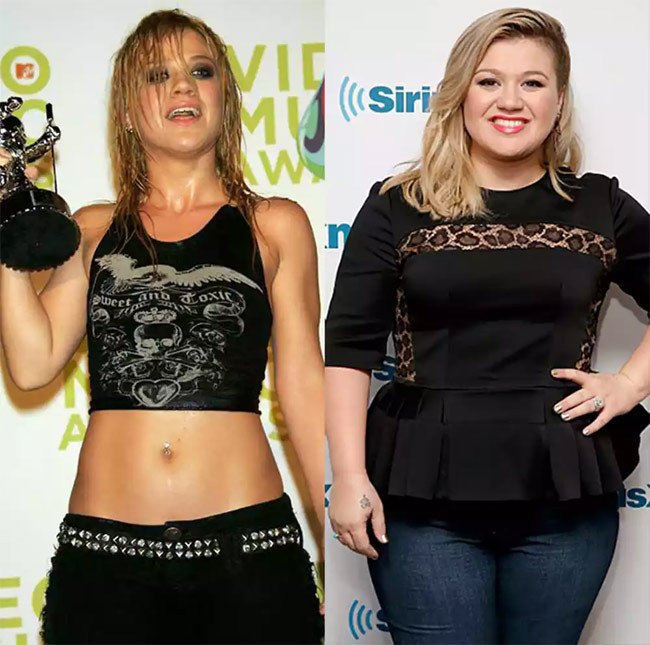Càng nổi tiếng Kelly Clarkson lại càng béo hơn. Tuy nhiên nữ ca sĩ đoạt giải Grammy luôn tự lên tiếng bênh vực mình khi có ai đó ném đá về cân nặng của cô.