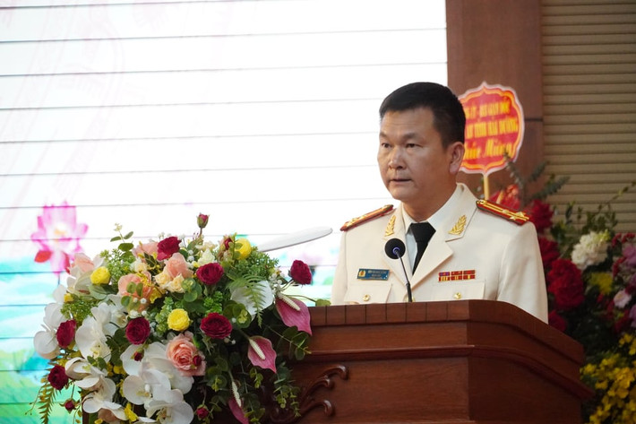 Thượng tá Bùi Quang Bình, Giám đốc Công an tỉnh Hải Dương khẳng định sẽ trau dồi trí lực, chung sức đồng lòng, đoàn kết thống nhất cùng tập thể lãnh đạo, cán bộ chiến sĩ Công an tỉnh Hải Dương và các ban, ngành chức năng, nỗ lực hoàn thành tốt nhiệm vụ.