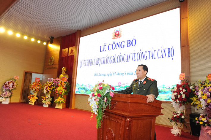 Thiếu tướng Lê Văn Tuyến, Thứ trưởng Bộ Công an khi phát biểu giao nhiệm vụ đã mong muốn thượng tá Bùi Quang Bình tiếp tục phát huy kinh nghiệm, thành tích trong công tác đã đạt được, giữ vững phẩm chất chính trị, đạo đức, lối sống, thực sự là trung tâm đoàn kết của Đảng uỷ, lãnh đạo Công an tỉnh Hải Dương.