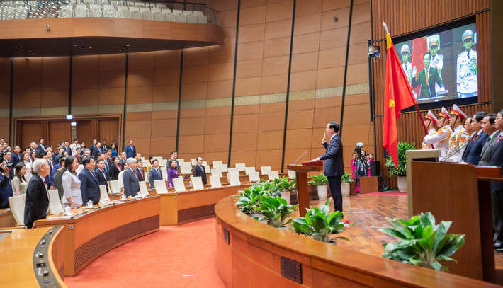 Trong hành trình phụng sự Tổ quốc, phục vụ Nhân dân trong thời gian tới, Chủ tịch nước Võ Văn Thưởng cho biết, sẽ không ngừng tu dưỡng, nỗ lực để hoàn thành tốt nhiệm vụ Chủ tịch nước theo quy định của Hiến pháp, cùng toàn Đảng, toàn dân, toàn quân ra sức phấn đấu vì Việt Nam dân giàu, nước mạnh, dân chủ, công bằng, văn minh, vững bước đi lên chủ nghĩa xã hội; không ngừng chăm lo xây dựng và phát huy sức mạnh đại đoàn kết toàn dân tộc, chân thành lắng nghe các ý kiến vì dân vì nước của mọi người Việt Nam yêu nước;
