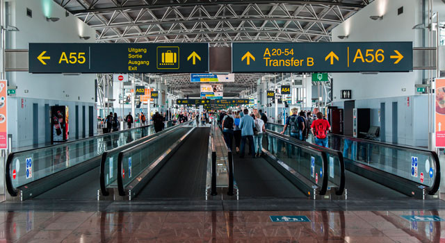 Năm 2005, sân bay này được bầu là sân bay tốt nhất châu Âu do ACI/IATA thăm dò trên 100.000 hành khách trên khắp thế giới. Ảnh: Airport-brussel.