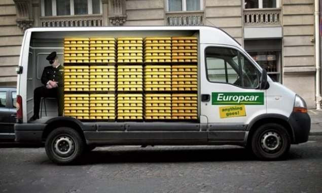 Một quảng cáo ấn tượng khác của Europcar.