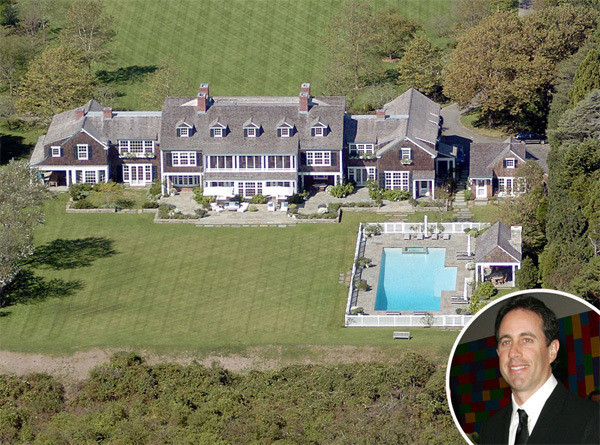 Căn biệt thự hoành tráng của nhà sản xuất phim Jerry Seinfeld nằm ở The Hamptons, New York có giá 32 triệu USD.