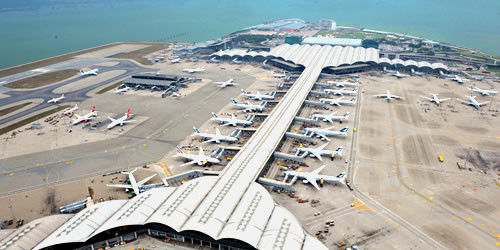 5. Sân bay quốc tế Hong Kong (Ảnh: Discoverhongkong).