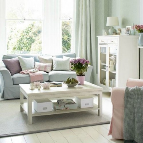 Một trong những lý do để kết hợp nội thất màu sắc pastel vào trang trí nhà là sắc màu này giúp thư giãn tuyệt đối.
