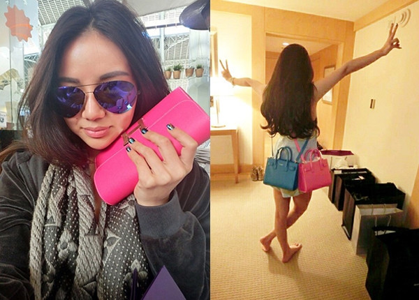 Kim cho biết cô rất thích dùng đồ mang thương hiệu Christian Louboutin và Chanel. Người đẹp khoe có khoảng 80 đôi giày hiệu Christian Louboutin và 40 chiếc túi xách hiệu Chanel.