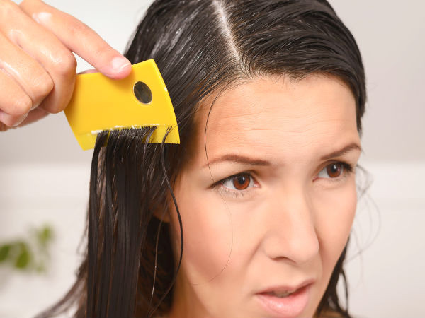 10. Trị chấy: Tinh dầu neem rất mạnh mẽ nếu bạn không may bị chấy trên đầu thì tất cả những gì bạn cần làm là sử dụng bôi tinh dầu lên da dầu và để qua đêm. Đến sáng, bạn có thể chải những con chấy chết khỏi tóc. Ảnh: Boldsky.
