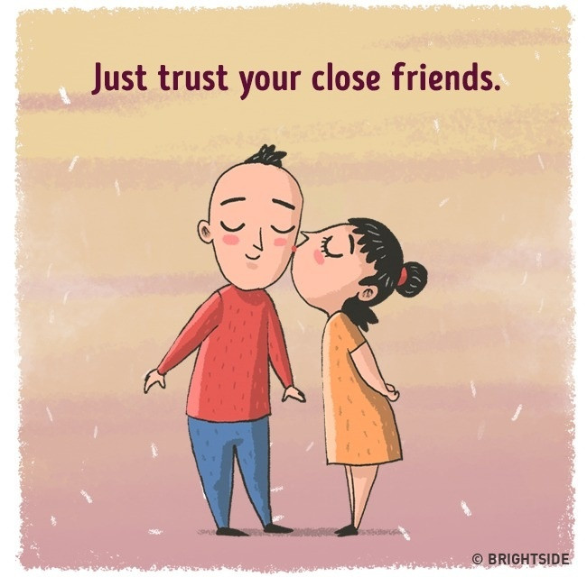 Giải pháp: Điều quan trọng là học cách tin cậy người bạn đời của mình. Thư giãn và chấm dứt việc kiểm soát người ấy. Đã đến lúc bỏ lại mọi thứ khiến bạn lo phiền hay điên tiết ở lại phía sau. Ảnh: Brightside.