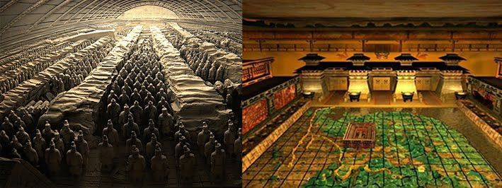 Không những vậy, chuyên gia nghiên cứu Giulio Magli (Italy) còn phát hiện những mặt của các lăng mộ đều được sắp xếp phù hợp với 4 phương (Đông, Tây, Nam, Bắc).