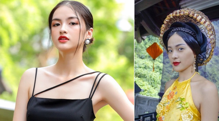Nguyễn Hà My - Hạ Vi: Nguyễn Hà My đăng ký dự thi Hoa hậu Việt Nam 2020 với hành trang là ngôi vị cao nhất tại Duyên dáng Ngoại thương - Beauty & Charm 2019. Nữ sinh 21 tuổi có thành tích học tập nổi trội và là bạn của Hoa hậu Lương Thùy Linh. Ngoài ra, cô còn được chú ý nhờ vẻ ngoài gợi liên tưởng tới Hạ Vi. Ảnh: Tùng Đoàn.