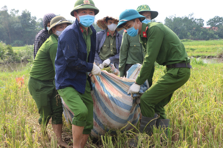Công an đội nắng gặt lúa giúp người dân bị cách ly COVID-19: Chiều ngày 18/5/2021, dưới cái nắng 37 độ C, hàng chục cán bộ Công an huyện, huyện đoàn Sông Lô (Vĩnh Phúc) đã có mặt tại xã Yên Thạch, làm việc hăng say, mồ hôi ướt đẫm cảnh phục. Chỉ trong thời gian ngắn, ruộng lúa đã được thu hoạch gọn gàng. Việc làm ấy đã để lại những ấn tượng tốt đẹp về hình ảnh người chiến sĩ Công an với người dân nơi đây.