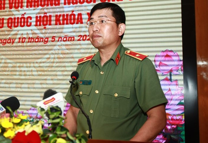 Thiếu tướng Vũ Thanh Chương, Giám đốc Công an TP Hải Phòng.