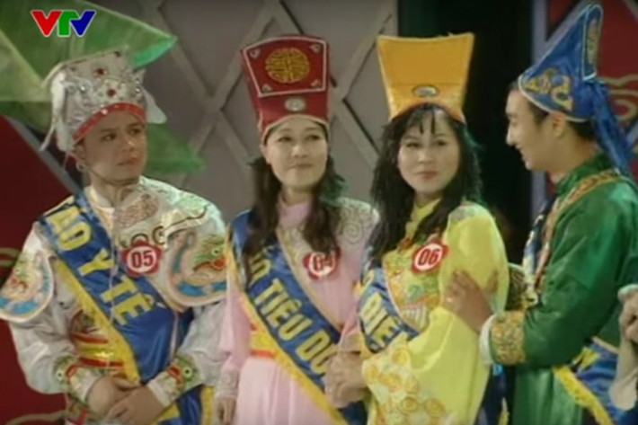 Năm 2009, Vân Dung đảm nhận vai Táo Tiêu dùng. Cô được nhận xét duyên trong cách diễn lẫn gương mặt. Ảnh: VTV
