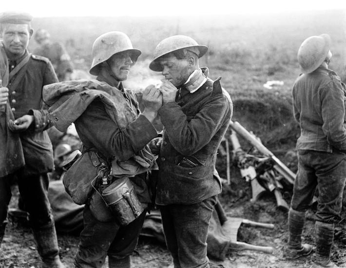 Ngay tại khu vực có tên Flanders Fields trên, hoạt động ngừng bắn không chính thức diễn ra nhân dịp Giáng sinh.