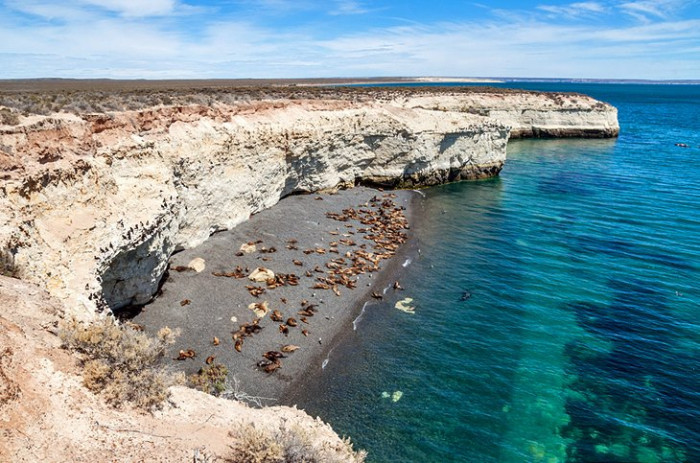 Puerto Madryn và bán đảo Valdes: Thành phố Puerto Madryn nằm trên bờ biển Golfo Nuevo. Cảng nước sâu và các khu bảo tồn thiên nhiên phong phú khiến nơi đây trở thành một trong những điểm du lịch nổi tiếng nhất ở Argentina.