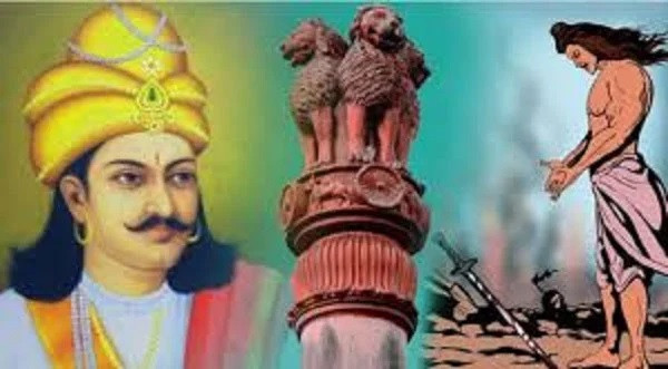 Vào thời điểm lên ngôi báu, đế chế Maurya trải dài từ Hindu Kush qua phần lớn miền Bắc Ấn Độ ngày nay, dọc theo sông Hằng đến sông Subarnarekha.