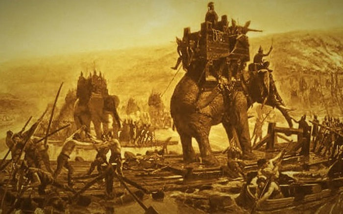 Đến cuối triều đại của Ashoka Đại đế, lãnh thổ đế chế Maurya từ Biển Ả Rập đến Vịnh Bengal.