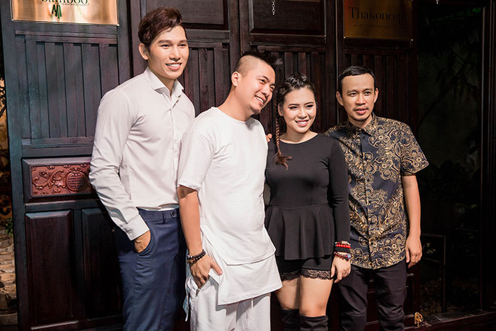 Đạo diễn Thành Nhân và DJ Wang Trần.