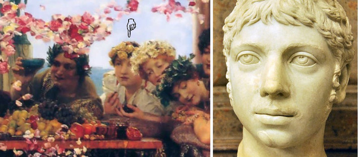 Hoàng đế Elagabalus "kết hôn" với gã nô lệ đánh xe tên Hierocles và xem hắn như là chồng.