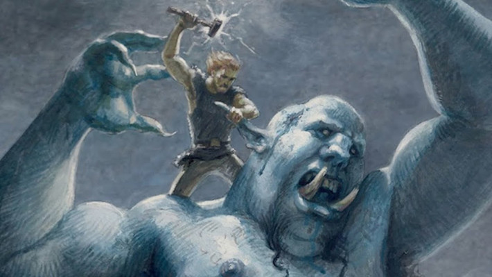 Trong thần thoại Bắc Âu, người khổng lồ Giants được miêu tả có kích thước lớn.