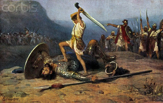 Tuy nhiên, về sau, Goliath bị vua David của người Israel hạ gục bằng một chiếc ná.