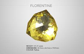 Một số giả thuyết cho rằng viên kim cương Florentine đã được cắt thành nhiều viên nhỏ và đem bán cho những người chủ khác nhau. Cũng có người cho rằng bảo vật này bị đánh cắp nên không ai rõ tung tích của nó. Trong suốt nhiều năm qua, không ít người đi tìm nhưng viên kim cương Florentine vẫn bặt vô âm tín.