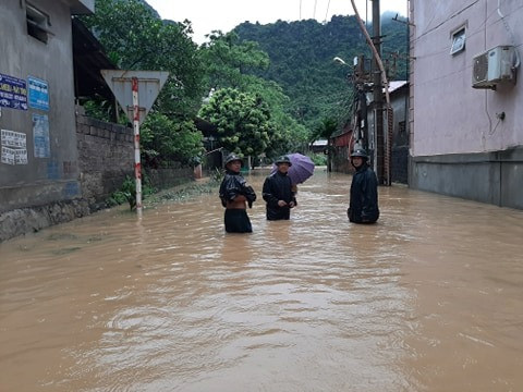 Mưa lớn kéo dài nhiều ngày cũng đã gây ra tình trạng sạt lở, trôi đất đá tại một số điểm, dự án, công trình trên địa bàn. Tại phường Bãi Cháy, mưa lớn làm trôi đất đá từ dự án Legen Bay, Đồng Gia xuống đường giao thông; 3 nhà dân tại tổ 1, khu 4 bị lún, nứt; phường Trần Hưng Đạo, tường của một gia đình tại tổ 5, khu 4 bị sạt; xã Sơn Dương, một hộ dân bị sạt taluy dương vào nhà và sạt lở taluy dương tại một tuyến đường liên thôn...
