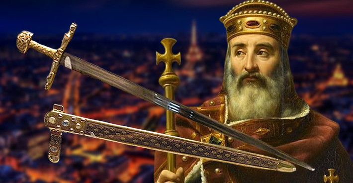 Tương truyền, thanh bảo kiếm Joyeuse của Hoàng đế Charlemagne có chứa sức mạnh siêu nhiên.