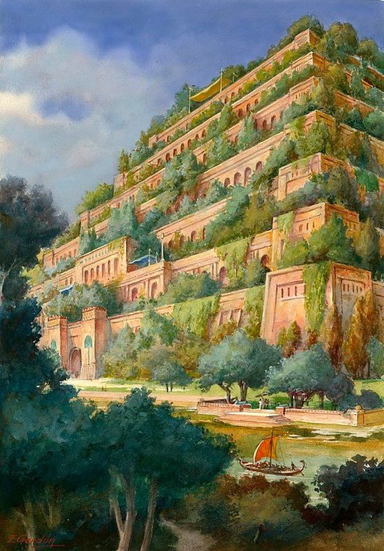 Giáo sư Stephanie Dalley thuộc Viện Đông phương học của trường Đại học Oxford cho rằng, Vườn treo Babylon có thể đã được xây dựng cách đó hơn 480 km tại thành phố Nineveh của đất nước láng giềng Assyria dưới thời vua Sennacherib.
