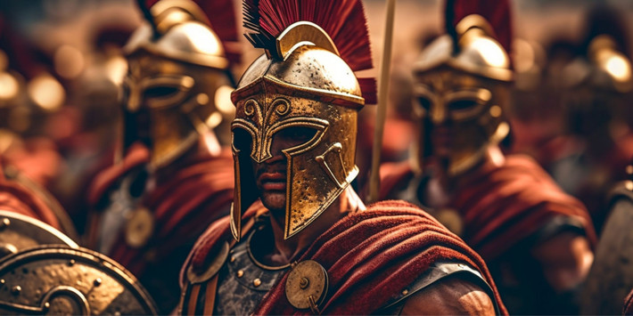 Đội quân chiến binh Sparta nổi tiếng gan dạ, thiện chiến, dũng mãnh. Trong cuộc đối đầu với gần 10.000 quân Ba Tư, 300 chiến sĩ Sparta đã chiến đấu đến hơi thở cuối cùng để bảo toàn lực lượng cho quân chính quy rút lui.