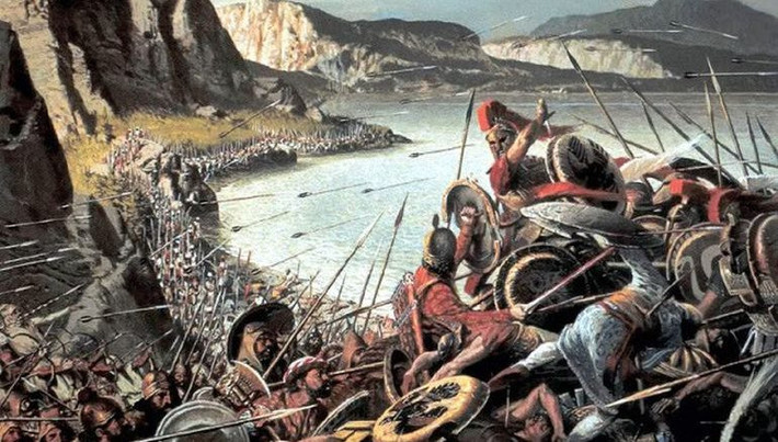 Chiến binh Sparta không bao giờ nhận thua và chiến đấu đến cùng với quân địch.
