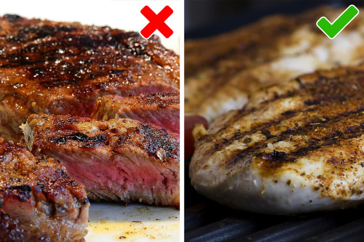 Thịt gà là thực phẩm đầu bảng trong chế độ giảm cân. Thịt gà giàu protein, giúp no lâu, đốt cháy mỡ thừa và tăng cường xây dựng cơ bắp. Ảnh: BS.