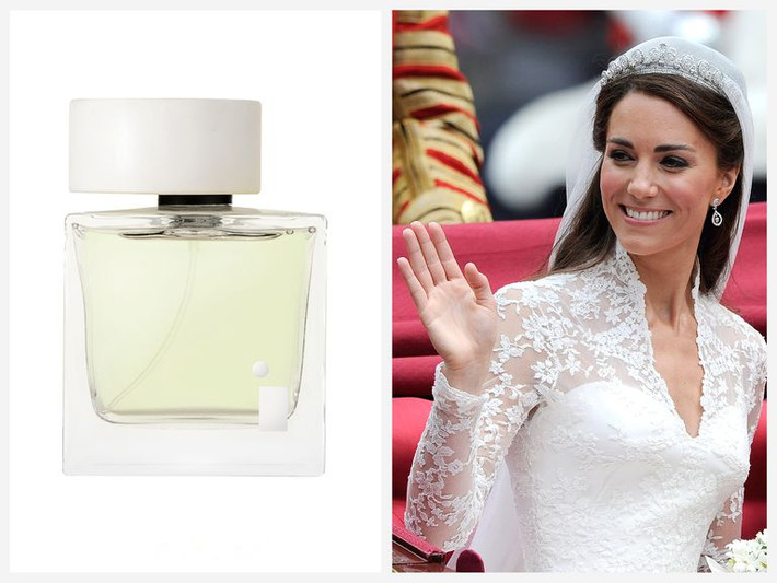 Công nương Kate Middleton đã khiến nhiều người ngạc nhiên khi chọn chai nước hoa không mấy nổi tiếng ở Anh Illuminum White Gardenia Petals vào ngày cưới. Hương thơm của White Gardenia Petals là sự pha trộn của nhiều loại hoa cỏ và kết lại bằng hương nồng ấm của gỗ, hổ phách.