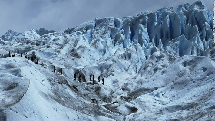 Sông băng Perito Moreno, Patagonia, Argentina. Ảnh: CNN.